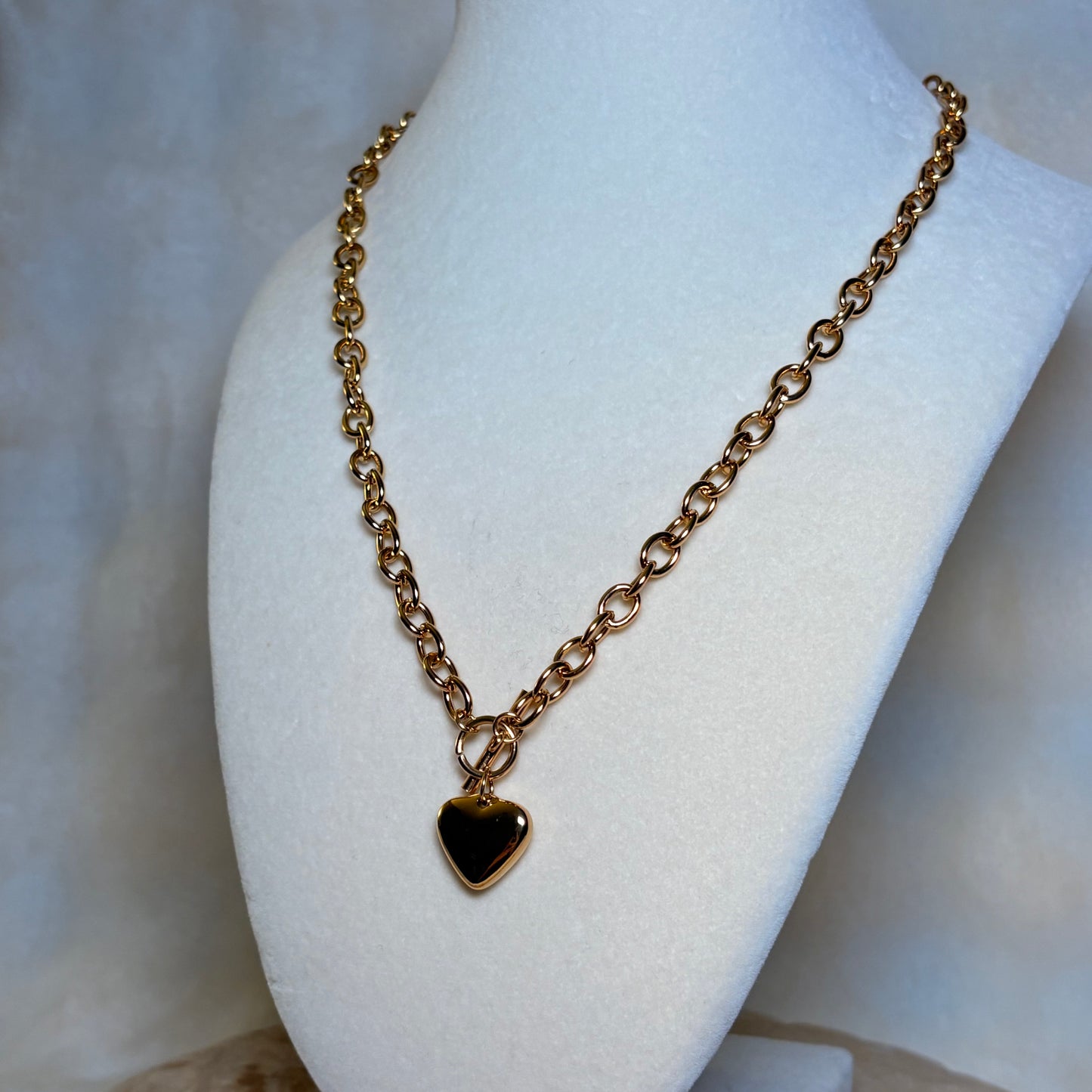 Gold Heart Necklace