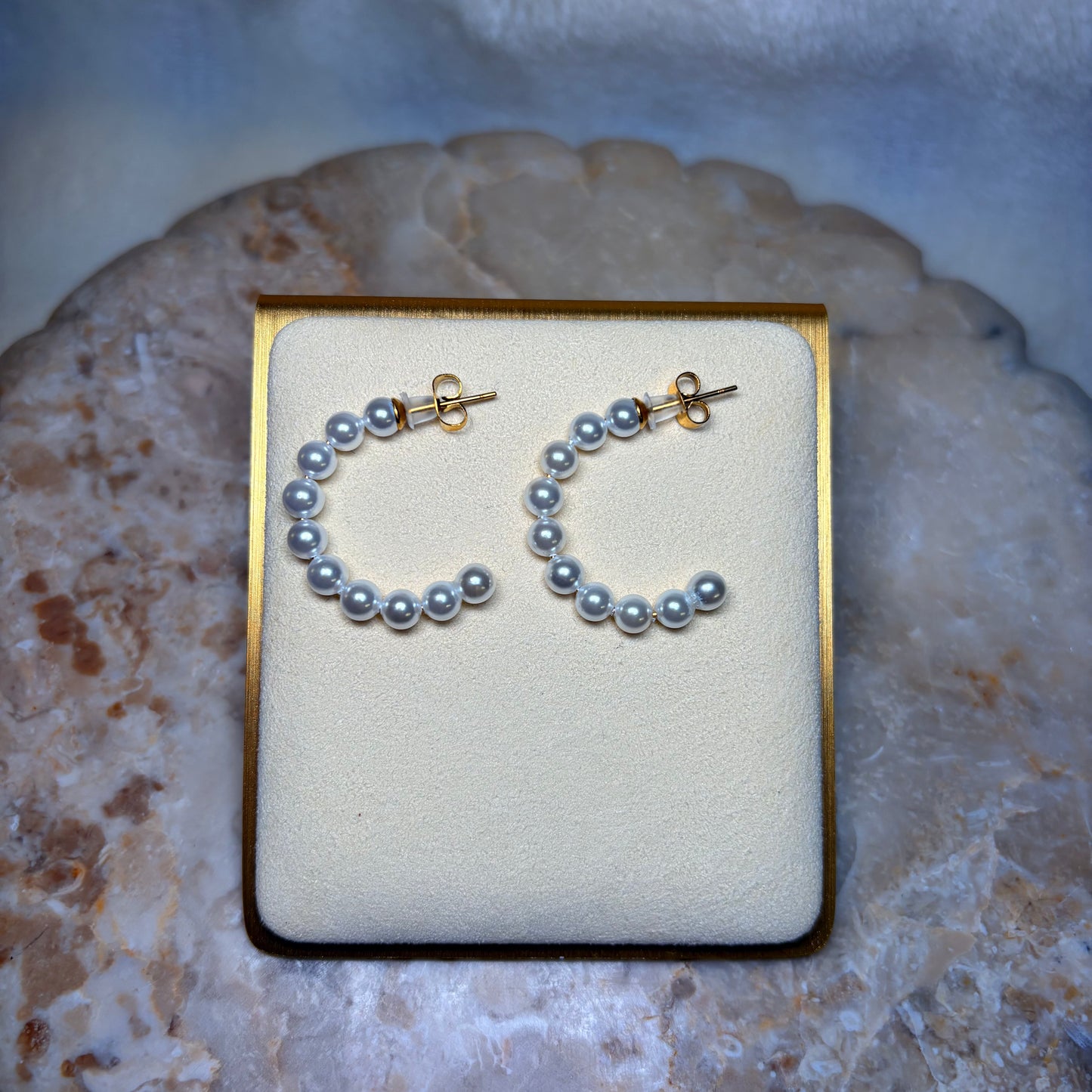 Isla Pearl Hoops