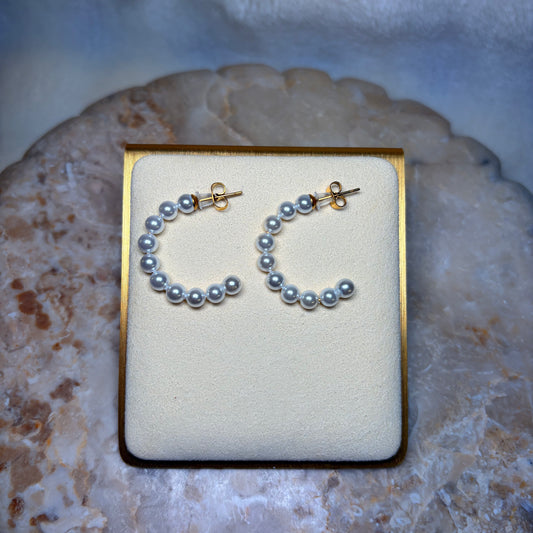 Isla Pearl Hoops