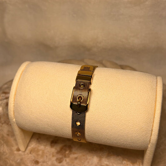 Gold Belt Bracelet