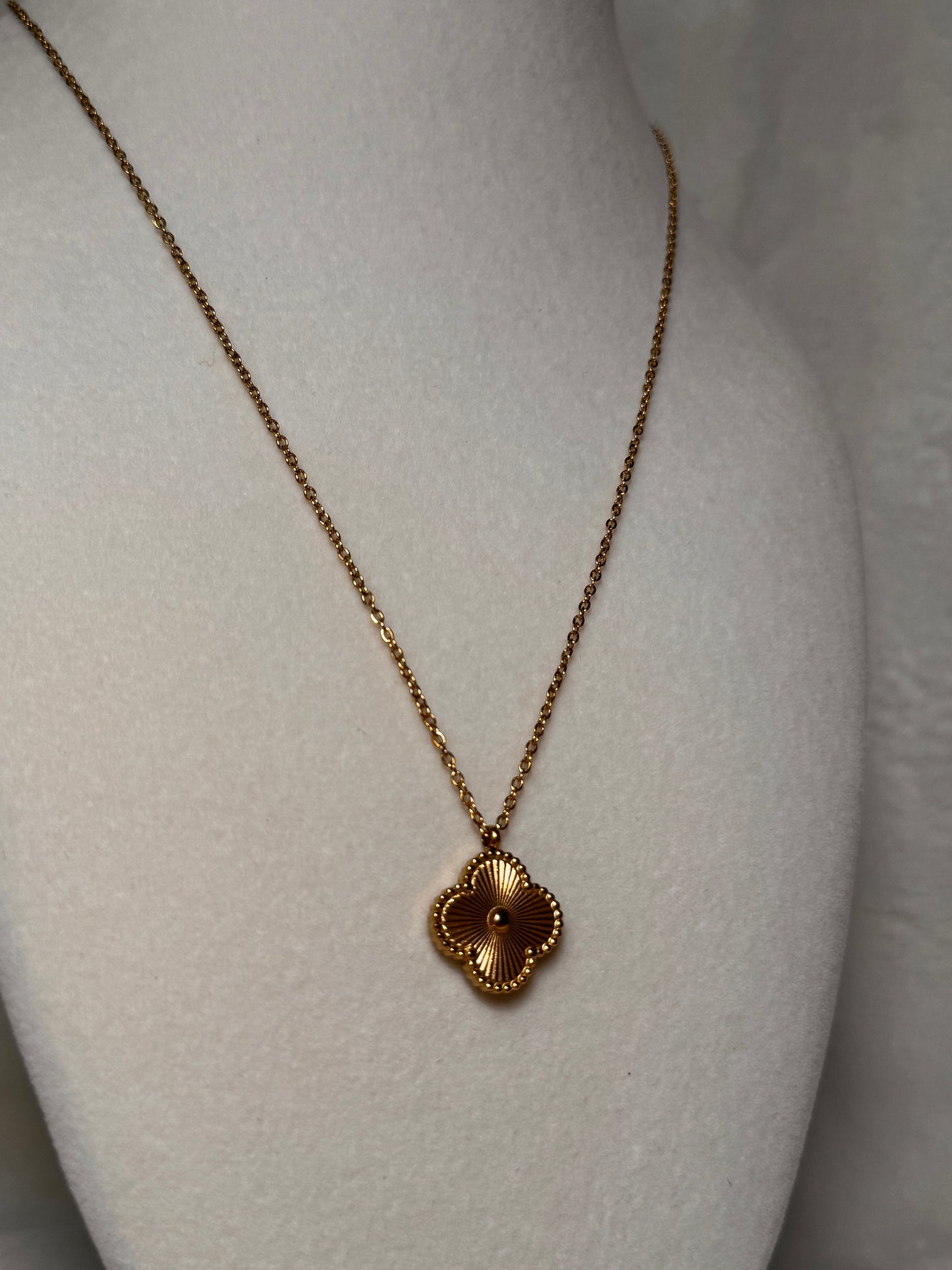 Gold Clover Necklace