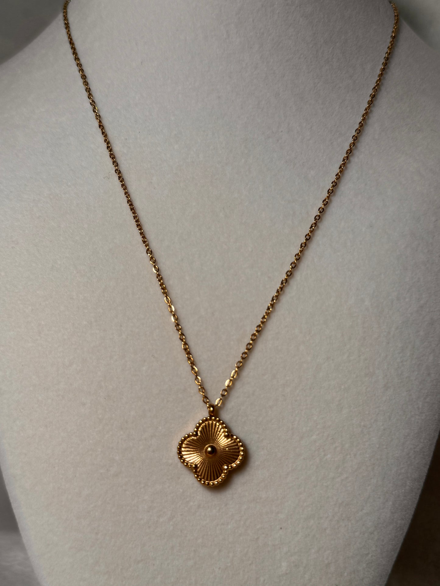 Gold Clover Necklace